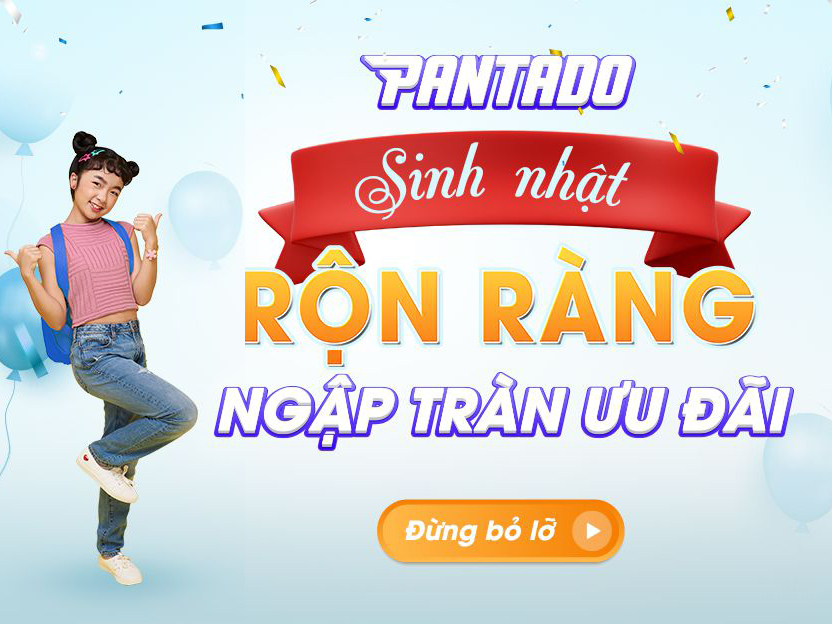 [Ưu Đãi] Đón Tuổi Mới Cùng Pantado – 7 Năm Một Chặng Đường