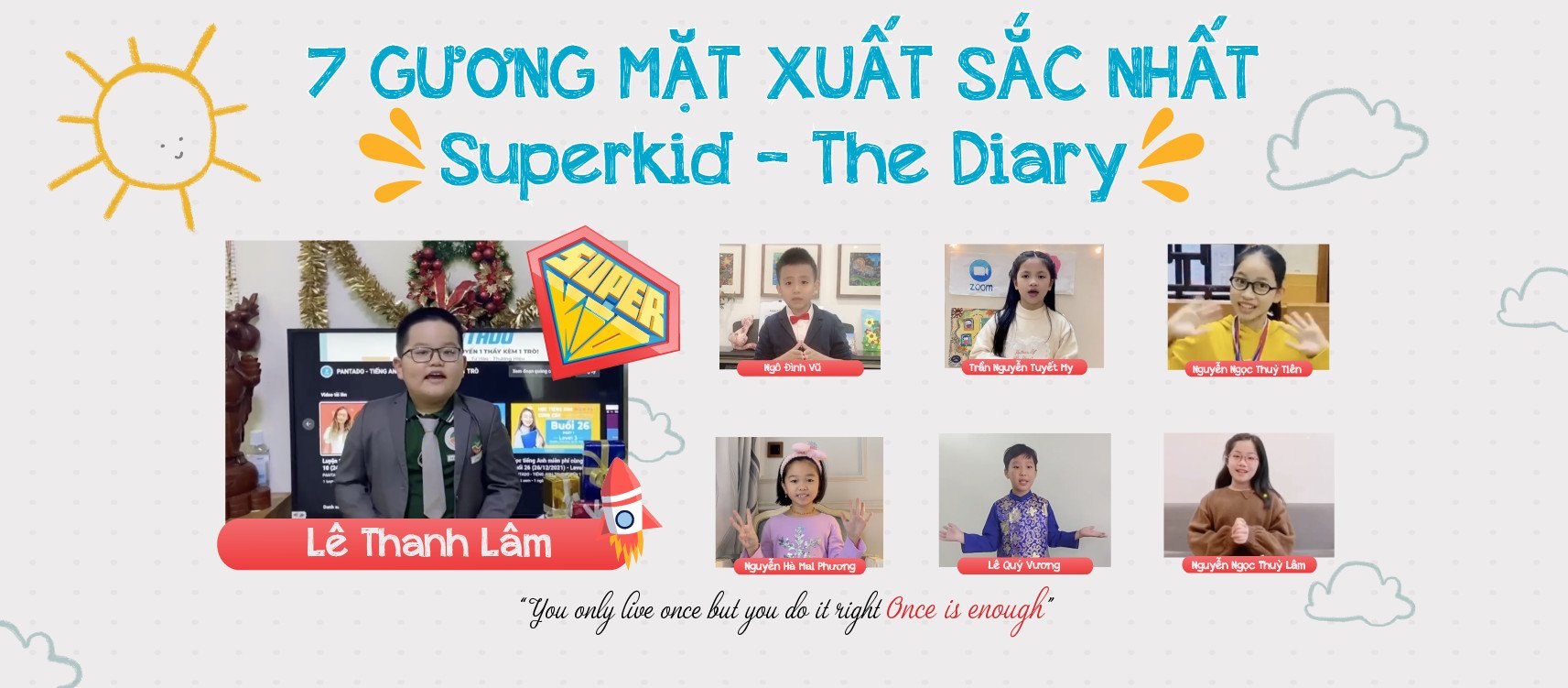 7 gương mặt xuất sắc superkid