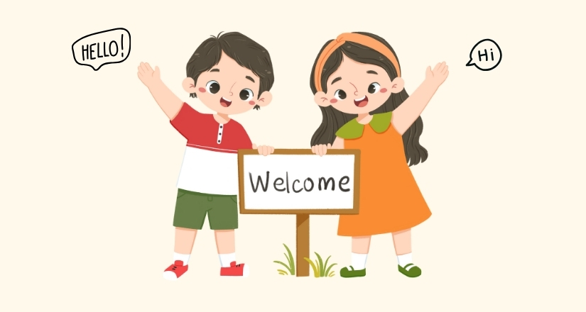 Mẫu câu giao tiếp tiếng Anh theo chủ đề cho trẻ em - lời chào cơ bản