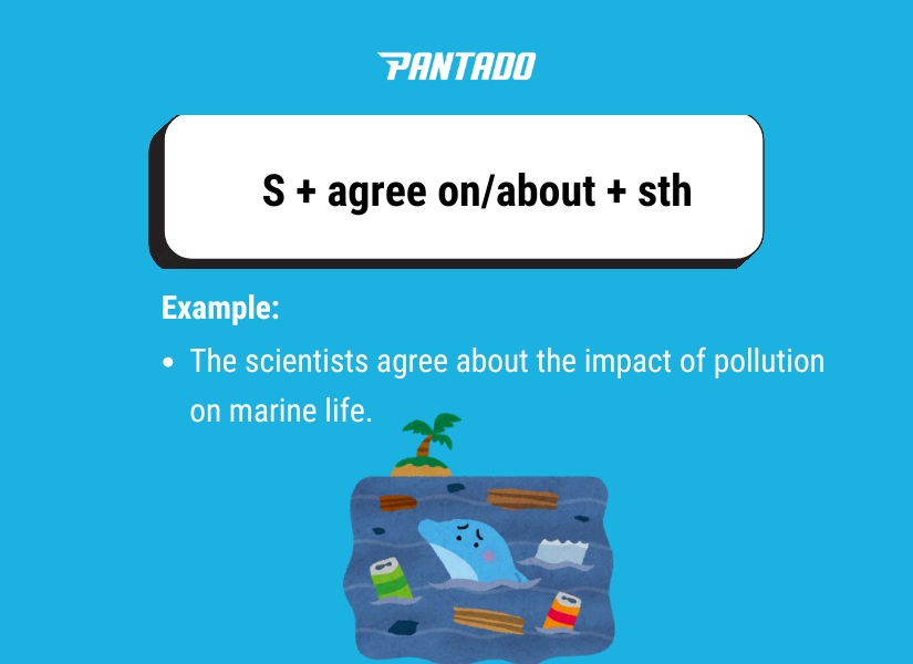 Cấu trúc Agree on/about là gì?