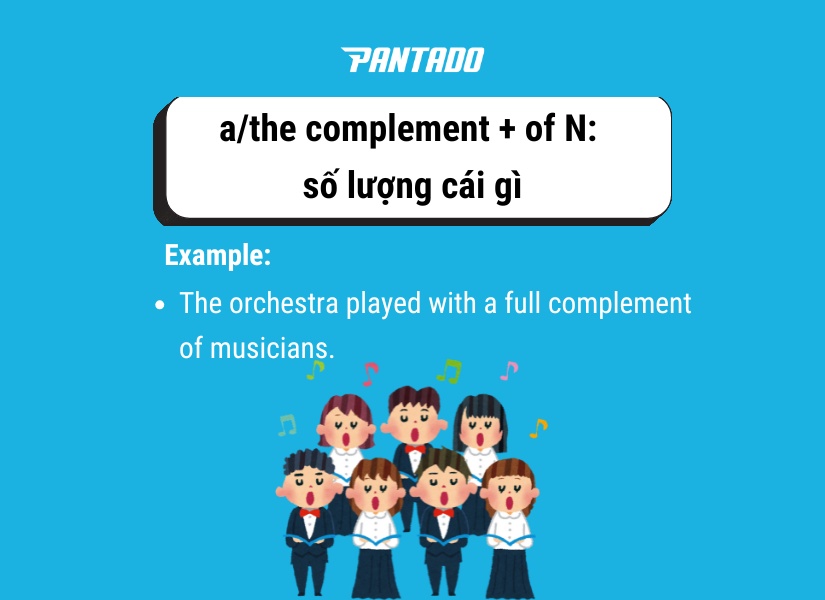 "Complement"danh từ nghĩa là gì?