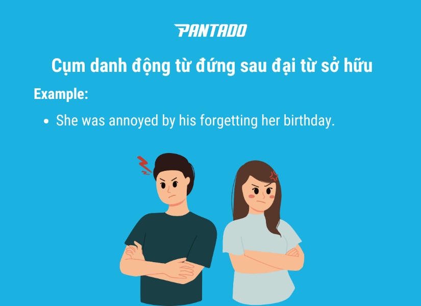 Vị trí của danh động từ