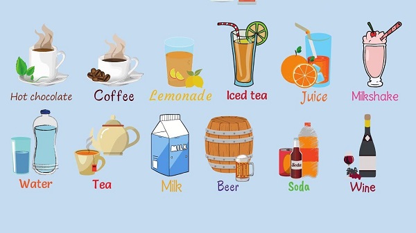 Tìm hiểu về Menu đồ uống tiếng Anh