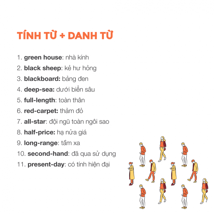 tính từ ghép trong tiếng Anh