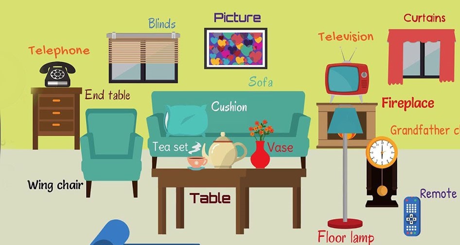 Từ vựng tiếng Anh về nội thất
